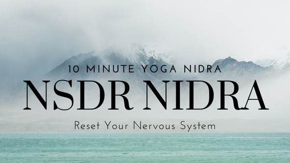 10 minute NSDR Yoga Nidra 🌸 Non Sleep Deep Rest